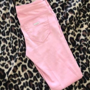 Pink Guess jeans size XS